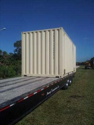 Moving a shipping container Moving a shipping container