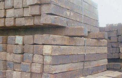 Railroad ties for shipping container foundation Railroad ties for shipping container foundation