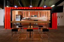 Modified shipping container